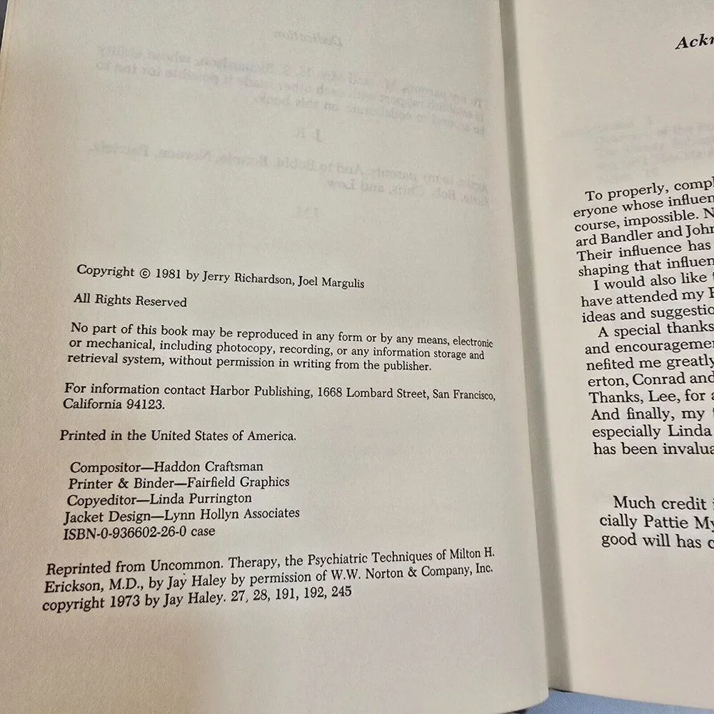 The Magic of Rapport How You Can Gain Personal Power in Any Situation 1981 HC